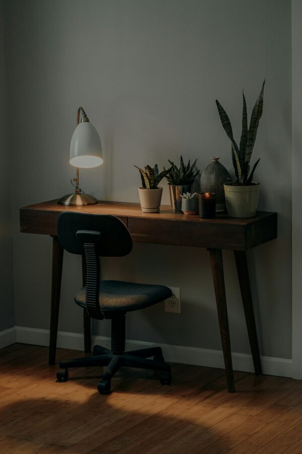 Chrome Articulated Desk Lamp